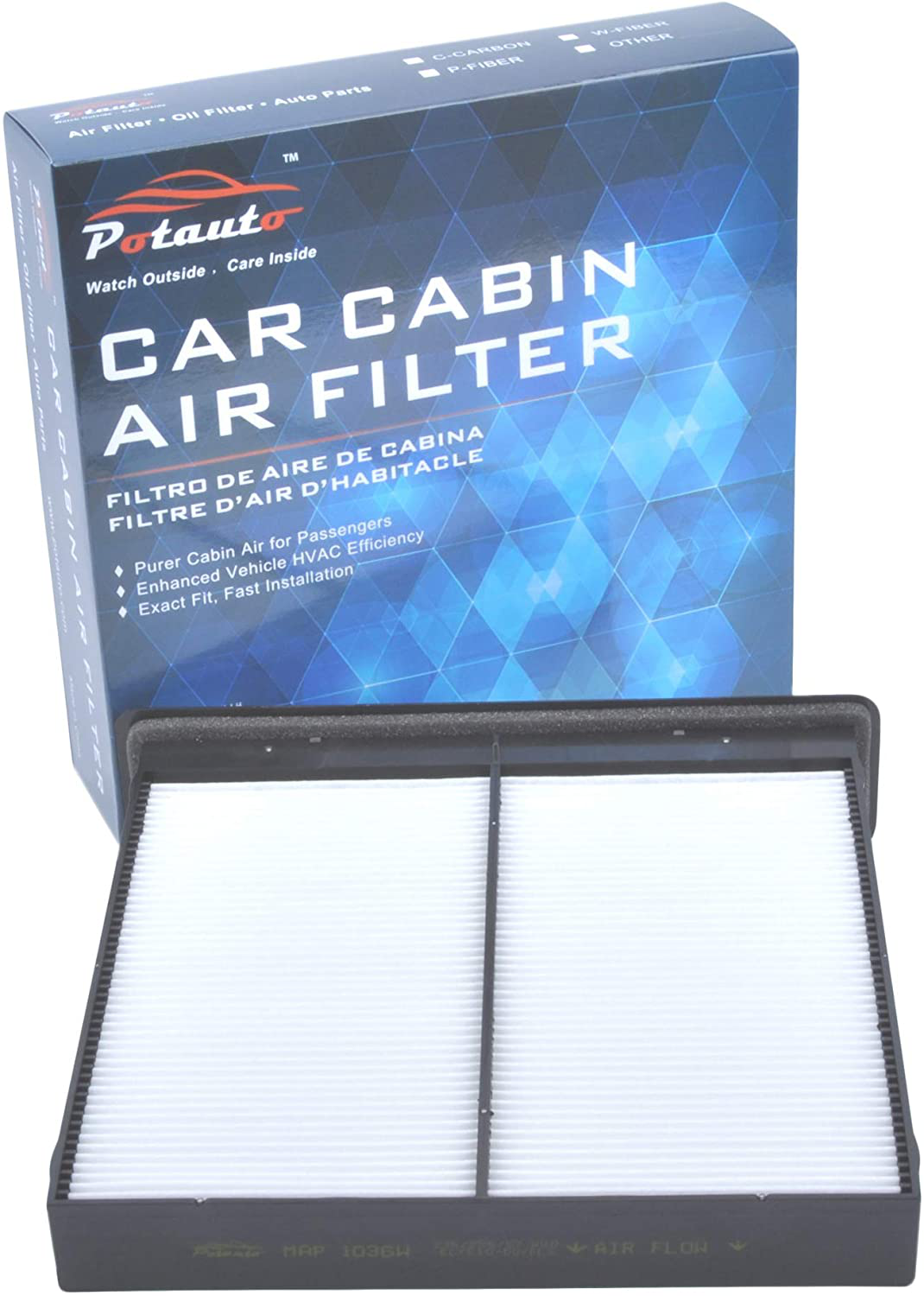POTAUTO MAP 1036W (CF10930) High Performance Car Cabin Air Filter