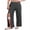 Dark Grey, variant on Women' Post Surgery Pants Cotton Tear Away Surgical Pants Rip Off Sweatpants with Pockets for Catherter Bag Cast Leg