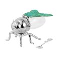thumbnail image 4 of Fancyes Bee Honeypot Bee Shaped Beautiful Elegant Pot for Festive Casual Dinner Dark Green, 4 of 8
