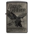 thumbnail image 3 of Zippo Harley-Davidson Eagle Photo Image 360? High Polish Black Pocket Lighter, 3 of 7