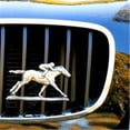 thumbnail image 1 of Cheval de Course Antique Ornement en Étain&44; 3.125 x 5.25 Po., 1 of 1