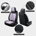 thumbnail image 2 of Car Seat Covers Full Set Fit for Toyota Corolla 2000-2026, Premium Faux Leather Seat Protectors, Breathable, Waterproof & Anti-Slip Full Wrapping Edge Seat Covers (Black&Purple, Full Set), 2 of 6