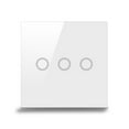 thumbnail image 4 of Single Touch Switch For Led Lamp/Incandescent Bulb 3Gang 1Way Touch Light Switch Black, 4 of 10