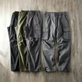 thumbnail image 5 of Big & Tall Straight Stretch Cargo Pants Four Utility Pockets Daily Work Pants S-XXL, 5 of 8