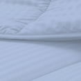 thumbnail image 5 of DNG Creations 3 Piece Damask Stripe Comforter 100% Egyptian Cotton 550 GSM Filling ( Full/Queen Size ) All Season 800 Thread Count - Stripe Light Blue Colour, 5 of 6