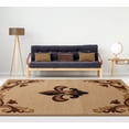 thumbnail image 2 of United Weavers Bristol Area Rug 2050 11726 Barnsley Beige Flur De Lis Solid 1' 10" x 2' 8" Rectangle, 2 of 3