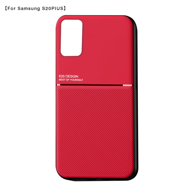 Carcasa del teléfono Carcasa de TPU para teléfono inteligente Carcasa protectora de succión a prueba de golpes, Reemplazo para Samsung S20 Plus, Rojo Jumpingount EL000676-02