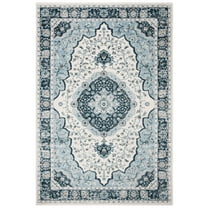 SAFAVIEH Isabella ISA915M Cream / Light Blue Rug