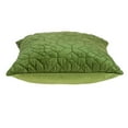 thumbnail image 6 of Parkland Collection Sora Transitional Quilted Olive Throw Pillow, 6 of 7