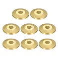 thumbnail image 1 of 8 Pcs Gold Speaker Isolation Feet,25x5mm Copper Shock Absorption Base Pad Anti Vibration Amplifier Stand Feet Mat, 1 of 6