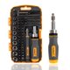 thumbnail image 1 of Juego de puntas de destornillador y kit de enchufes MULWARK, 77 piezas con funda, 1 of 8