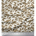 thumbnail image 1 of Soimoi Japan Crepe Satin Fabric Fish & Sea Turtle Ocean Printed Fabric 1 Yard 42 Inch Wide, 1 of 1