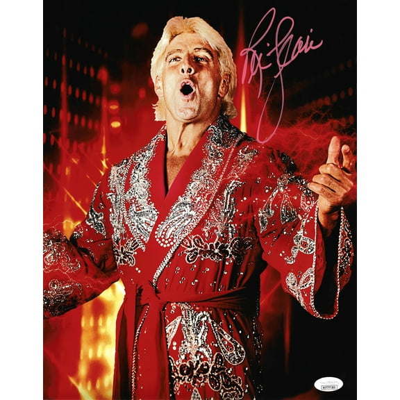 Ric Flair Autographed 11x14 Photo JSA 203593