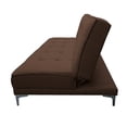 thumbnail image 4 of Sofa Cama Reclinable El Bazar Store Zeus Chocolate Lino Futon 3 posiciones Abotonado Sala, 4 of 7