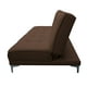 thumbnail image 4 of Sofa Cama Reclinable El Bazar Store Zeus Chocolate Lino Futon 3 posiciones Abotonado Sala, 4 of 7