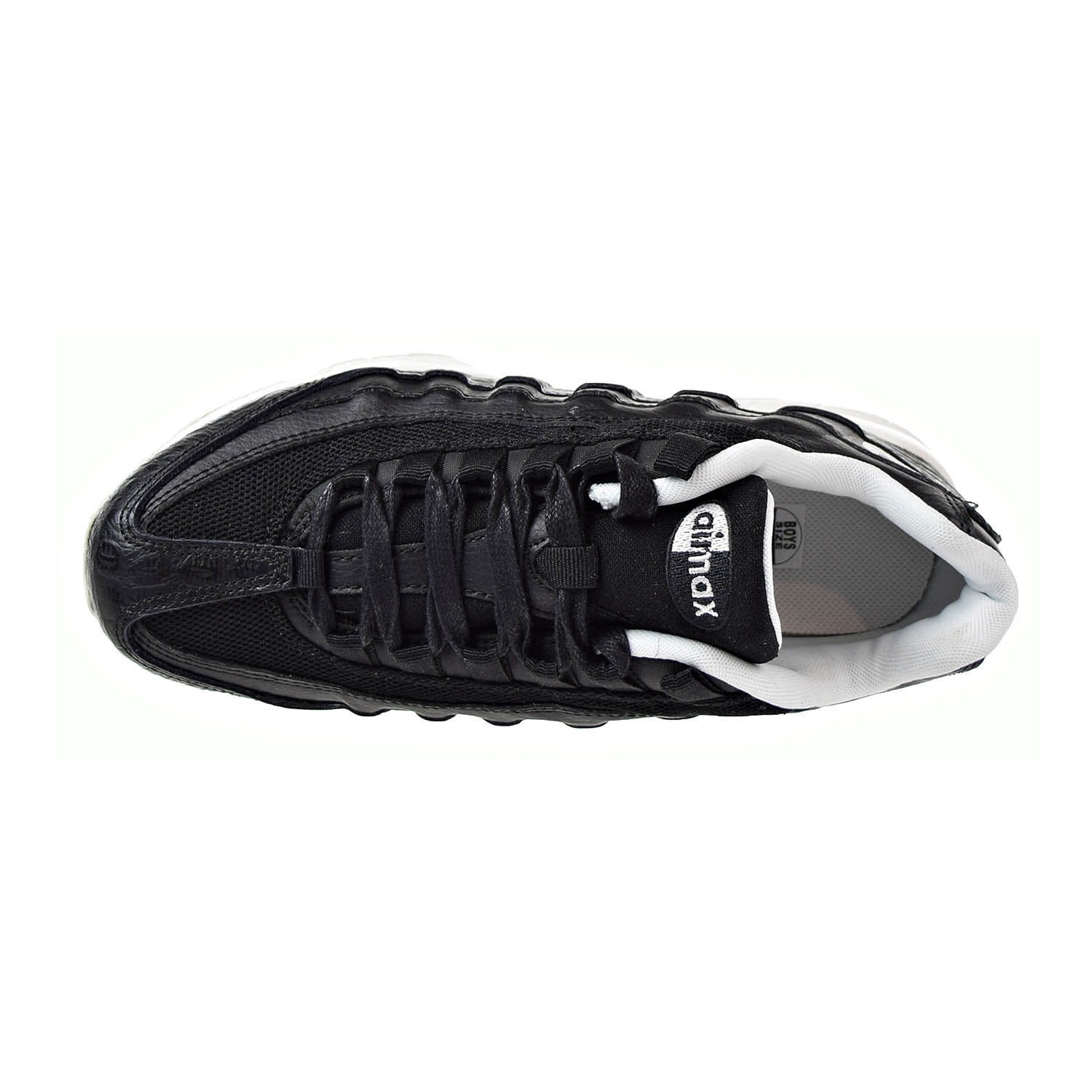 Nike Air Max 95 SE Black‎ / Summit White 922173-002 Size 5Y Nike Air Max 95 SE Big Kids main image 2