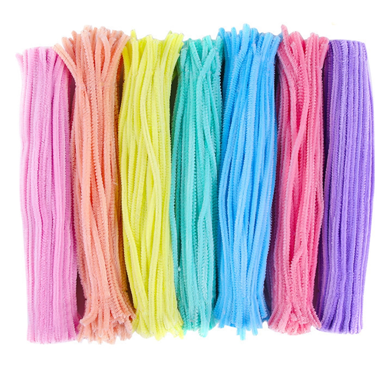 YIFAEUX 200Pcs Colorful Plush Pipe Cleaners Craft Kit Flexible & Bendable Wire Chenille Stems DIY Craft Decoration Making Kit Art Project Craft Projects Supplies for Kids Girls Beginner