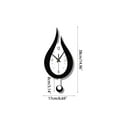 thumbnail image 4 of Modern Water Dropping Design Wall Clock for Creative Acyrlic Pendulum Clock for Home Bedroom Living Room Office Decorati, 4 of 11