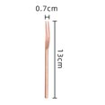 thumbnail image 1 of Fourchettes à Dessert en Acier Inoxydable 5.12 Pouces, Fourchettes à Cocktail, Fourchettes à Apéritif en Acier Inoxydable, Lot de 6, 1 of 4