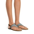 thumbnail image 4 of Time and Tru Women's Hooded Flat Thong Sandals, Wide Width Available, 4 of 7