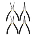 thumbnail image 4 of GAXIRE 4-Piece Multifunctional Spring Pliers Set, Black Steel Hand Tools for Repair, Fixing, Home and Workshop Use, 4 of 8