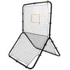 Crown Sporting Goods Multi-Sport Rebounder Pitch Back Screen with Adjustable Target