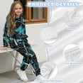 thumbnail image 6 of Uorisanigo Youth Kids Activewear Set, 2 Piece Soft Cozy Blue Camo Hunting Tracksuit Set with Pullover Sweatshirt and Jogger Pants for Boys Girls, Long Sleeve Hoodie Sets, 6 of 7
