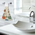 thumbnail image 5 of Yayeee Kitchen Hanging Hand Towels Set of 2 with Loop Bathroom Absorbent Tie Towel, Beige Cats Reading, 5 of 7