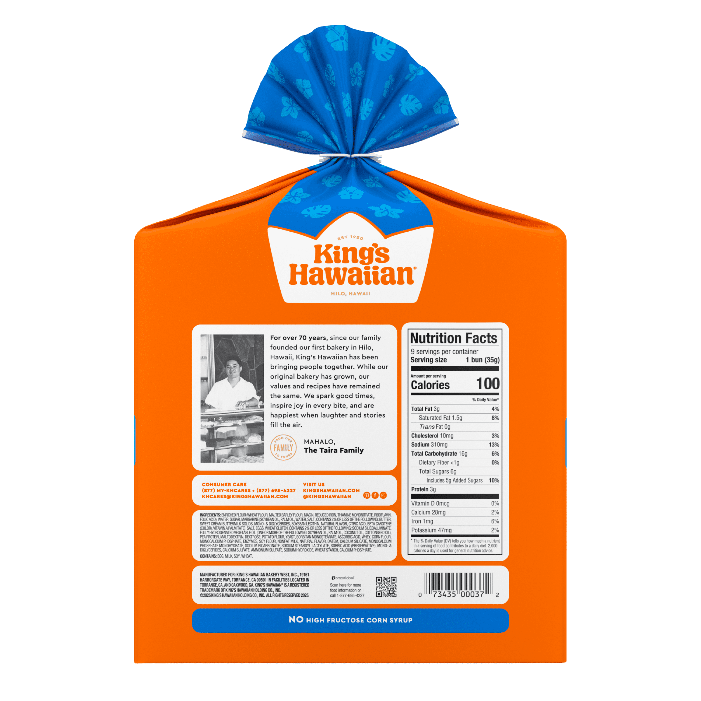 King's Hawaiian Pretzel Pre-Sliced Slider Buns, 9 Count, 11 oz, Shelf-Stable
