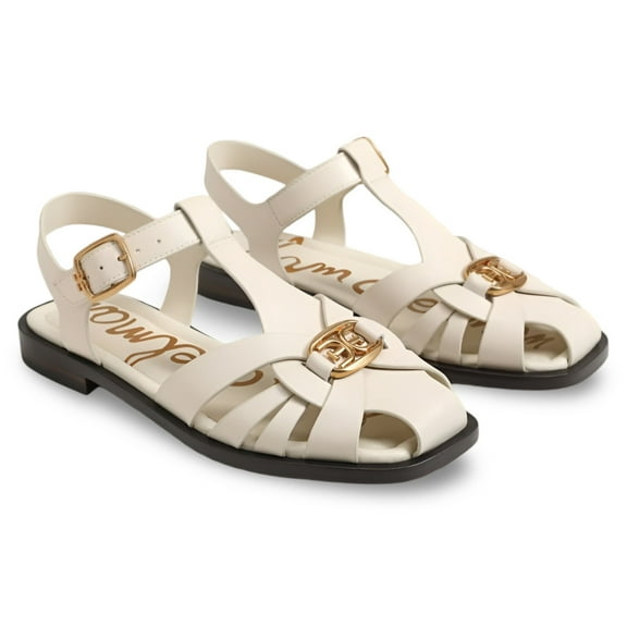 Sam Edelman Women's Destin Fisherman Sandals Modern Ivory 9.5M