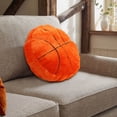 thumbnail image 5 of Sports Themed Plush Throw Pillow - Soft Filled Decorative Soccer Football Basketball Design for Living Room and Bedroom Decor, 5 of 5