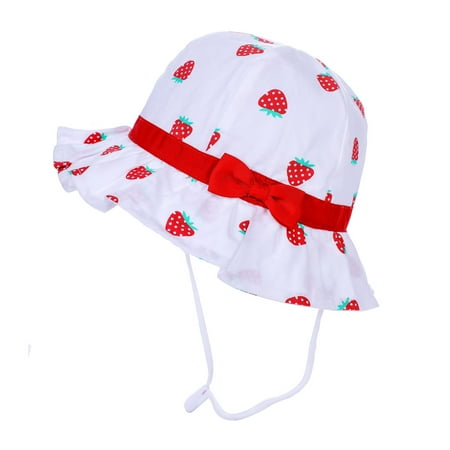 

Binmer Toddler Kids Summer Sun Hat Print Outdoor Children Uv-Proof Fisherman S Hat
