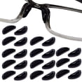 thumbnail image 2 of Almohadillas nasales, almohadillas adhesivas de silicona suave para la nariz de las gafas, almohadillas antideslizantes para la nariz de la cámara de aire para marcos de plástico completos,, 2 of 5