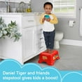 thumbnail image 3 of Fisher-Price Daniel Tiger's Neighborhood Stepstool Toddler Step Stool, Plastic, 3 of 7