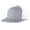 Grey Heather/White, variant on Heather 6-Panel Arch Trucker Snapback Cap P710 Black Heather/White Os
