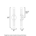 thumbnail image 2 of 26370CLNAB Maxim Lighting Equilibrium - 12W 2 LED Wall Sconce-25 Inches Tall and 6 Inches Wide-Natural Aged Brass Finish, 2 of 5