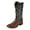 Sport Rust, variant on Ferrini  Mens Stampede Caimen print, Embroidered Square Toe Western Boots, Mid Calf