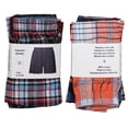 thumbnail image 3 of Falari 4-Pack Men's Boxer Underwear Shorts 100% Cotton Assorted-09 XX-Large, 3 of 6