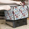 thumbnail image 7 of Zufioo London Landmark2 Universal Four Slice Toaster Cover,Quilted Toaster Appliance Dust-proof Cover For Kitchen Small Appliance(Cover only), 7 of 7