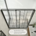 thumbnail image 6 of Seawin Axio Gridient Pivot and Panel Shower Door 57.25 - 58 in. W x 72 in. H Matte Black Hardware 5/16 inch (8 mm) Thick Clear Gridient Glass Matte Black, 6 of 9