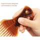 thumbnail image 3 of Peine para cortar el cabello, peine de peluquería con jarra elevadora de África lisa y sin pelo Rojo Verde, 3 of 5