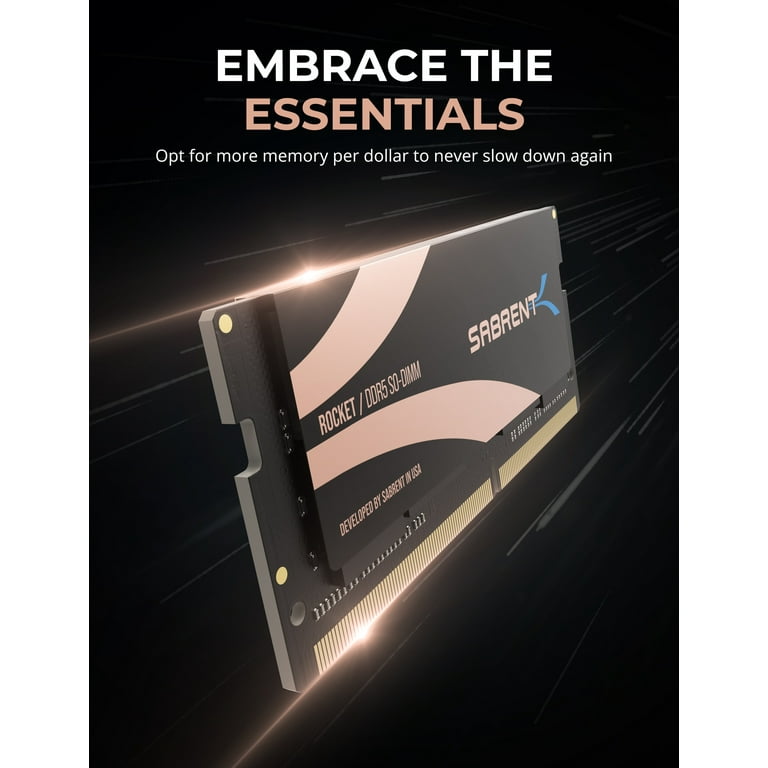 Sabrent Rocket DDR4 3200 SODIMMメモり 32G×2 Amazon | SABRENT ロケット 32GB DDR4 SO-DIMM 3200MHzメモリ