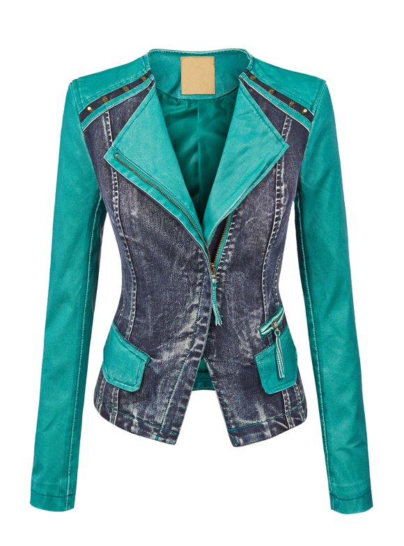 Womens Faux Leather Jackets