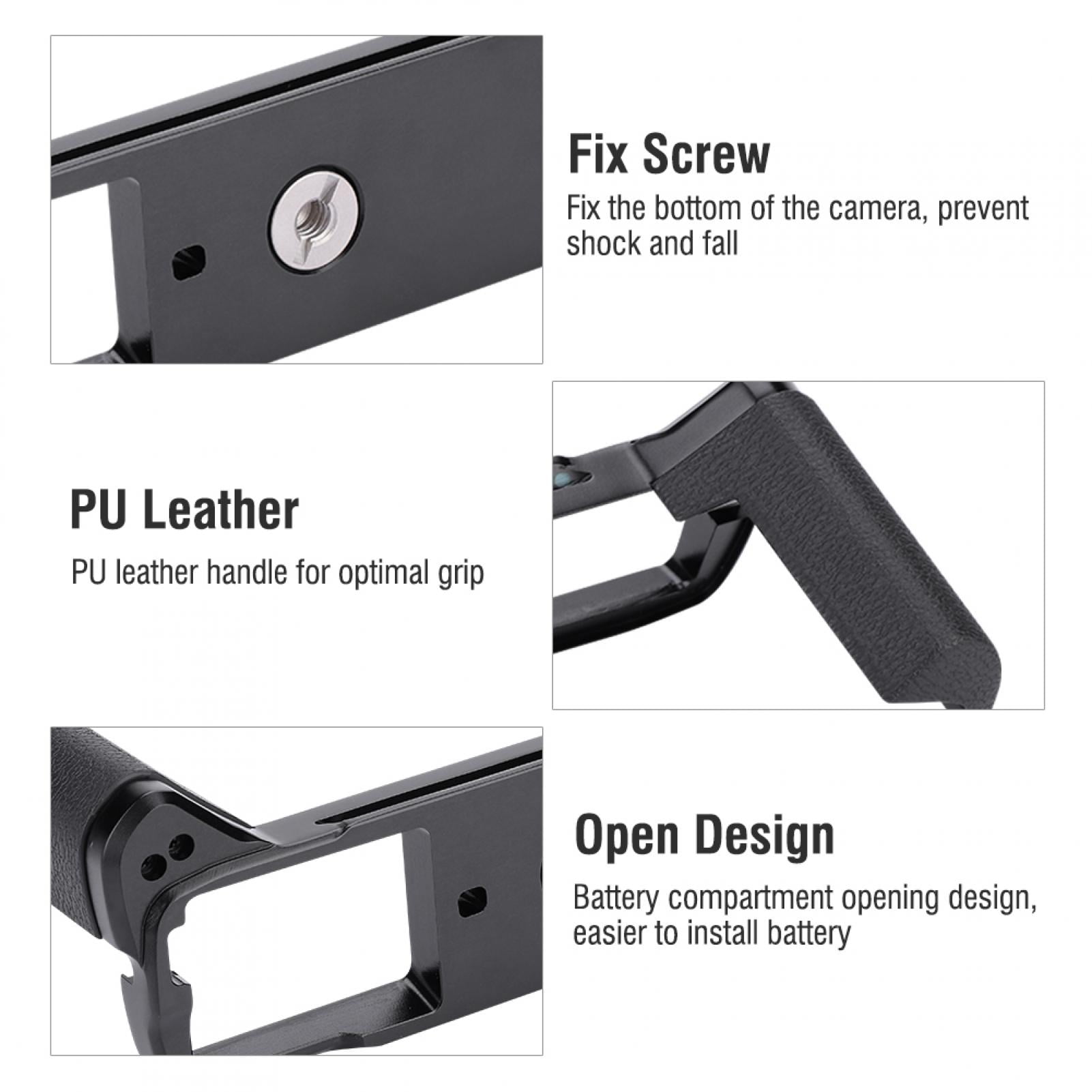 Maxmartt MHG-XPRO2 Vertical Metal Camera Grip Hand Handle Hollow L-Bracket for FUJIFILM X-PRO2 