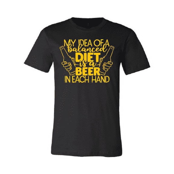Balanced Diet Beer in Each Hand T-Shirt