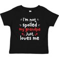 thumbnail image 3 of Inktastic I'm Not Spoiled My Grandpa Just Loves Me Boys or Girls Toddler T-Shirt, 3 of 5
