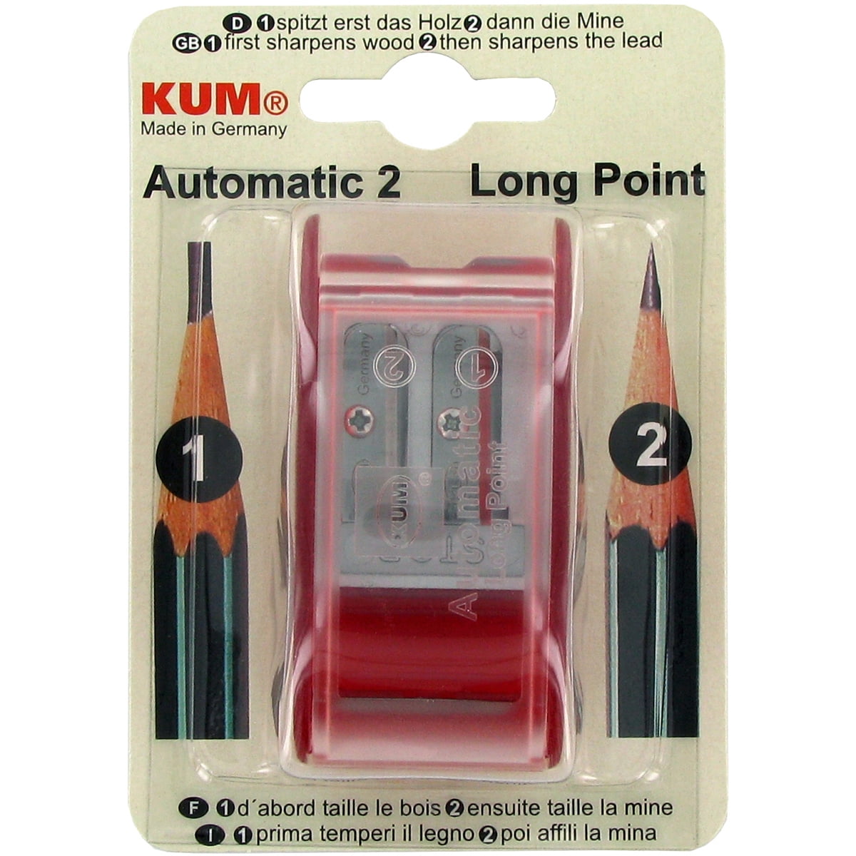 Kum (R) Automatic Long-Point Pencil Shapener