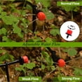 thumbnail image 5 of 100 goteros de riego ajustables, sistema de microaspersor de riego por goteo para jardín doméstico y patio, 5 of 5
