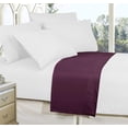 thumbnail image 2 of Elegant Comfort 1500 Premium Hotel Quality 1-Piece Flat Sheet, Softest Quality Microfiber - Queen Purple, 2 of 4