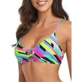 thumbnail image 3 of RELLECIGA Haut de Bikini Triangle à Bretelles pour Femmes, 3 of 7
